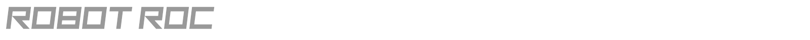Robot Roc font preview
